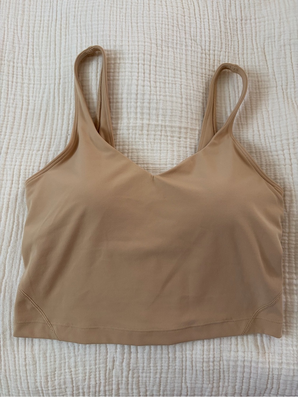 lululemon athletica Beige/tan Tank Top